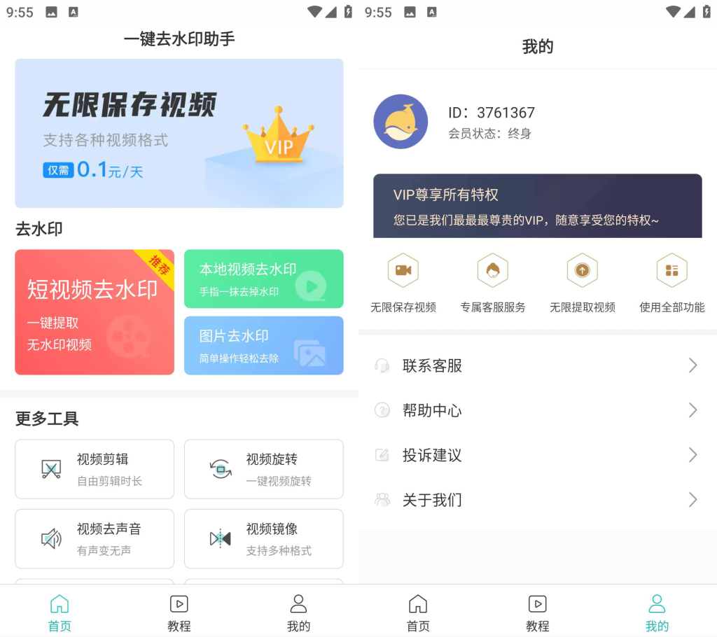 图片[1]-一键去水印助手-解锁会员版-洛雪音乐助手-软件分享